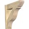 Ekena Millwork Funston Slat Rough Sawn Outlooker, Douglas Fir, 8"W x 30"D x 30"H OUT08X30X30FST06RDF - alternate 1